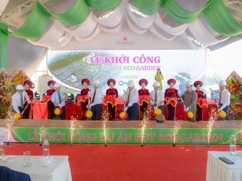 Groundbreaking Ceremony of Ecogarden